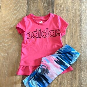 Baby girls adidas outfit 18 months